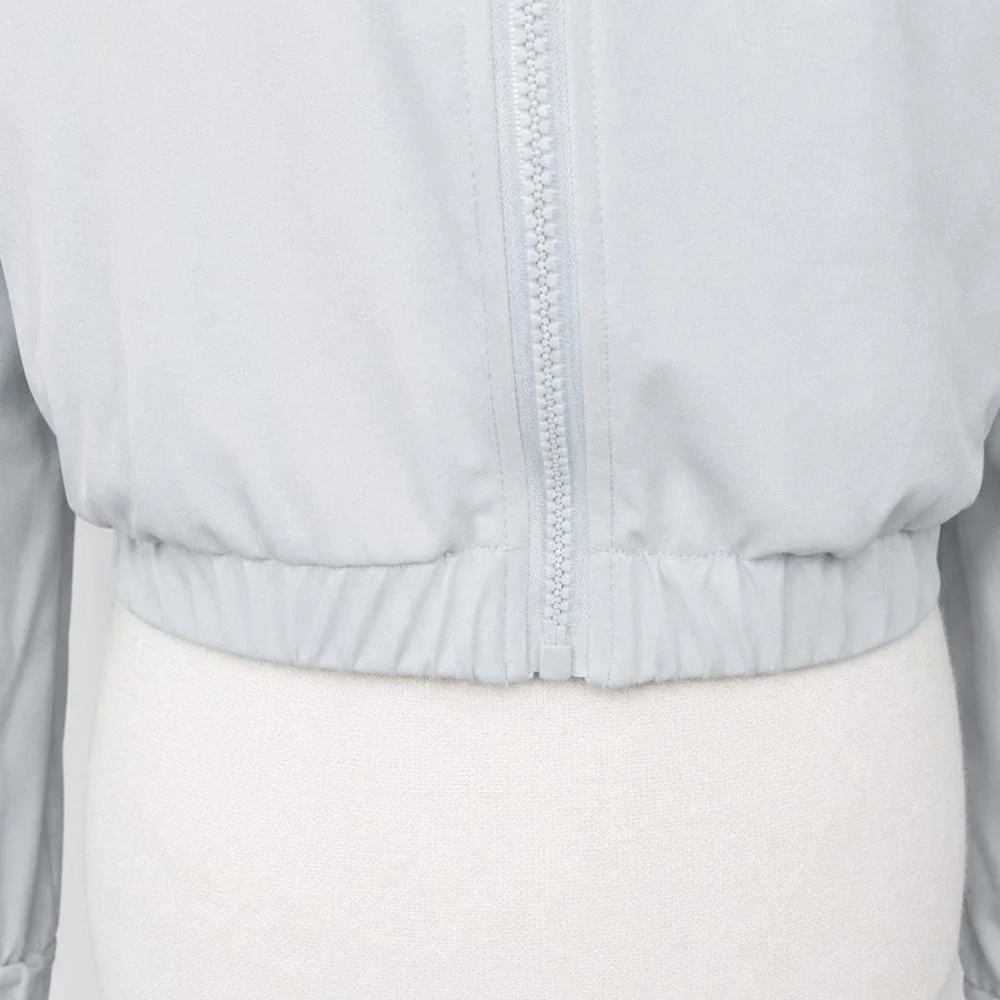 Nike Two Piece Cropped Zip-Up Jacket & Flared Track Pant Set